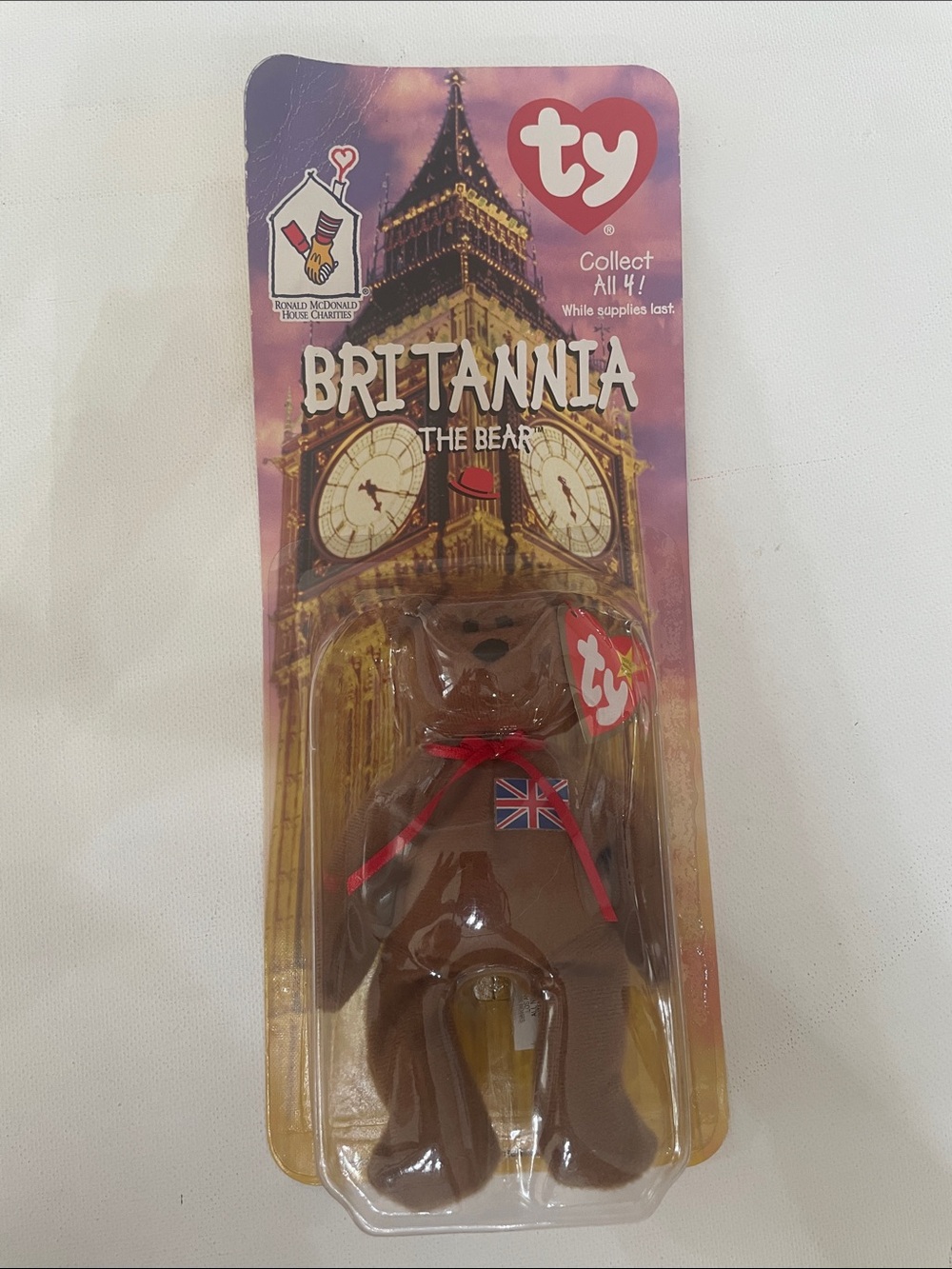 Ty Beanie Babies Brittania McDonald’s Toy DOB 1997 Collectible Vintage